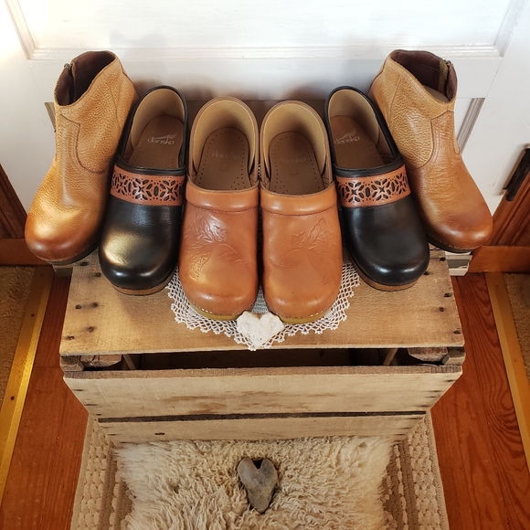 Sundance Shoes - Neutral Dansko Pro Clogs Booties boho cottage chore minimalist coastal comfort